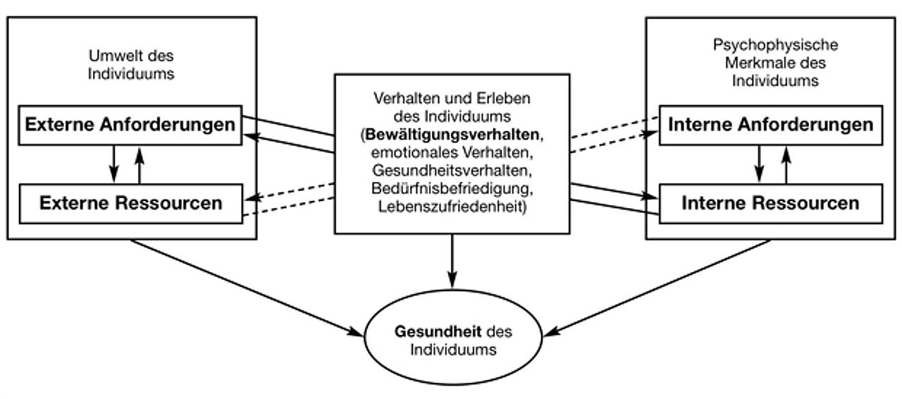 Bedingungsmodell für Gesundheit des Individuums