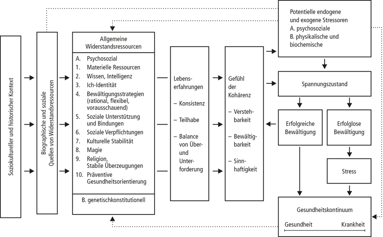 Das Modell der Salutogenese von Antonovsky 