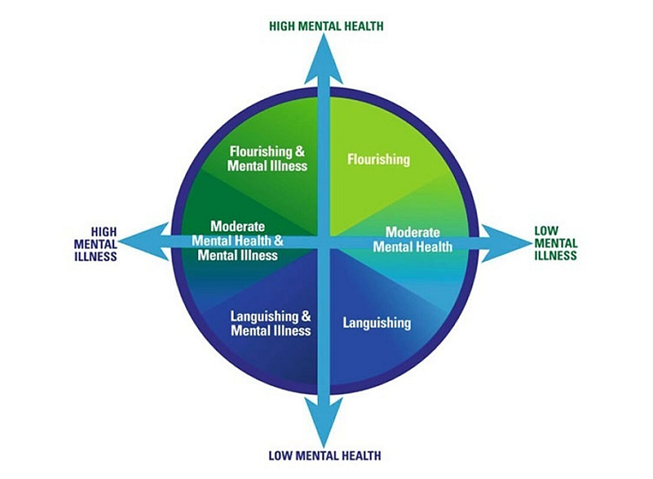 Das Two Continua Model of Mental Health von Keyes