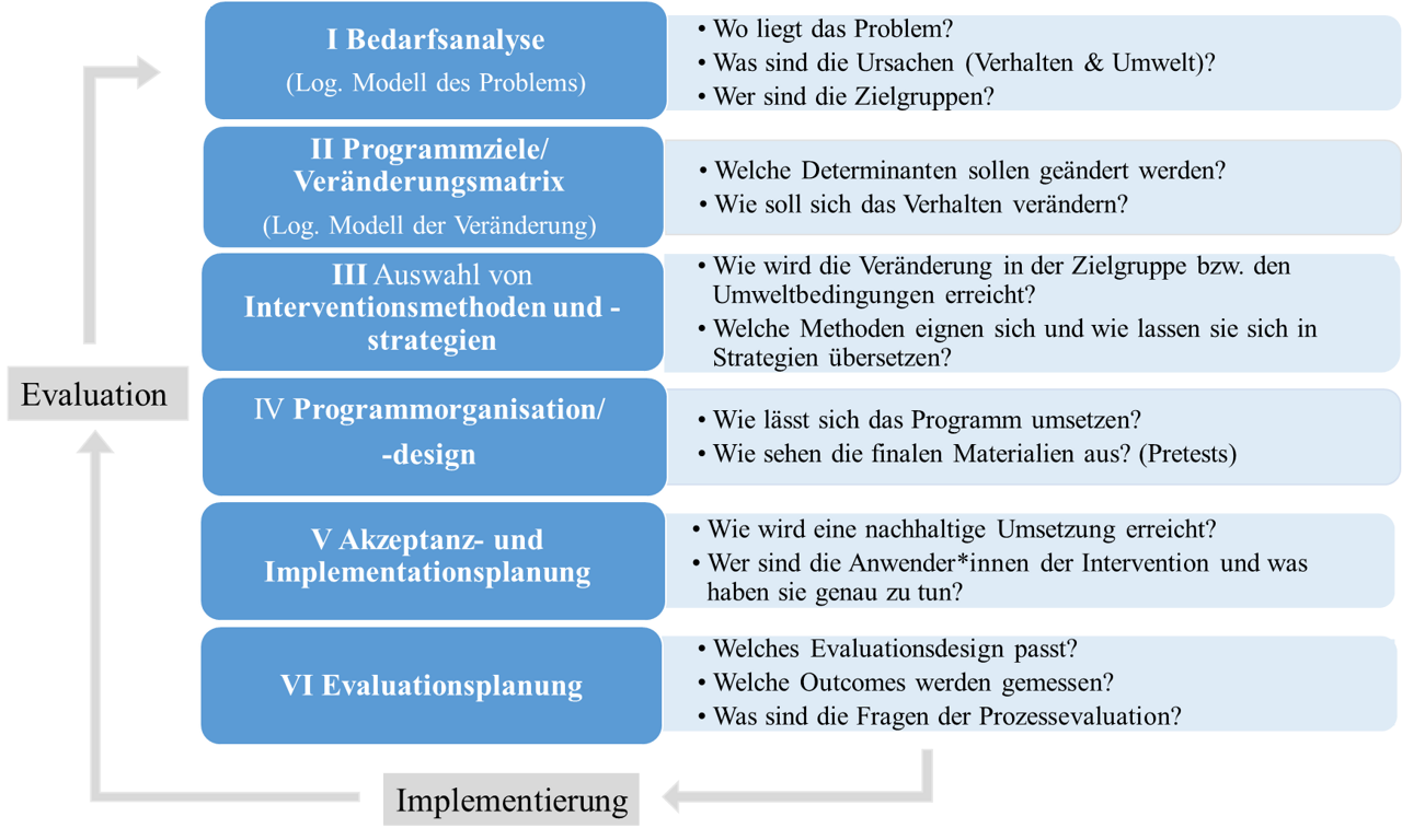  Ablauf des Intervention Mappings